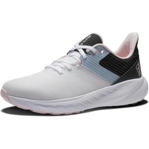 imageFootJoy Womens FJ Flex Golf ShoeWhiteBlackPink