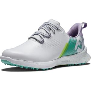 imageFootJoy Womens FJ Fuel Previous Season Style Golf ShoeWhiteGreenLilac