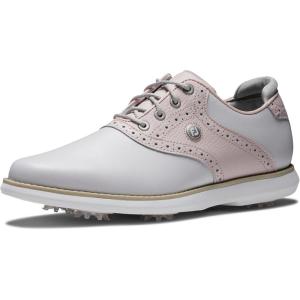 imageFootJoy Womens Traditions Previous Season Style Golf ShoeLight GreyPink