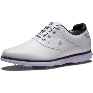imageFootJoy Womens Traditions Previous Season Style Golf ShoeWhitePurpleNavy