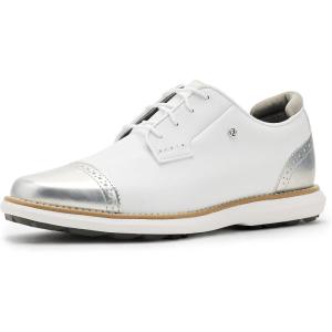 imageFootJoy Womens Traditions Spikeless Cap ToeWhitePlatinum